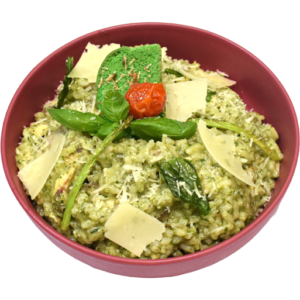 Pesto Chicken Risotto